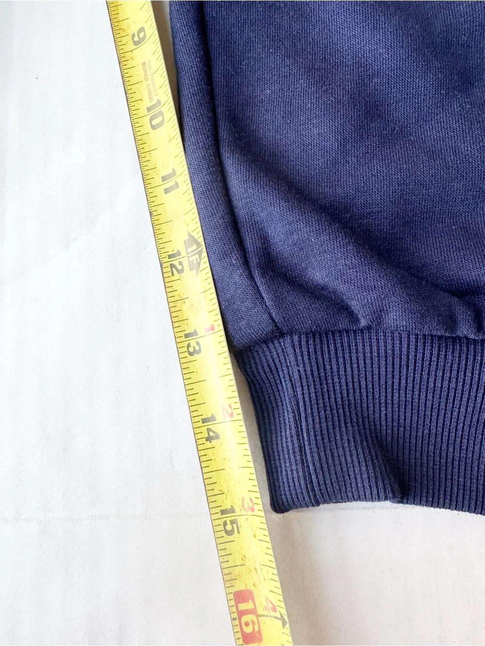 Organic Cotton Sweatpants / Joggers In Navy blue with White Side Stripe  NWT